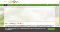 Desktop Screenshot of happyfood.se